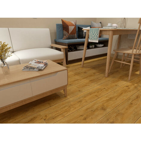 Lames sol vinyle rigide XL Aspect brossé naturel - 6/0,55 x 228 x 1520 mm - 2,42 m² OPERA (1/2)