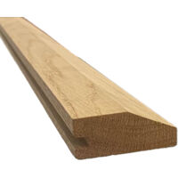 Barre de Seuil en Bois Chêne Massif Brut - 20x50x1200mm - Rattrapage de Niveau - à la Suisse
