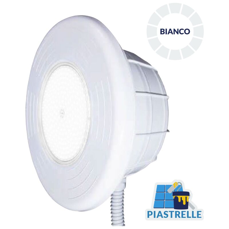 Faro Piscina LED Bianco AQUA Piastrelle o Vernice 18W - 24W - 35W FARO 18W