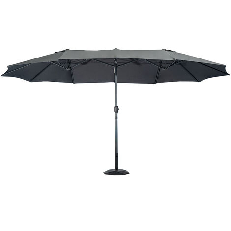 Ombrellone Rettangolare 4x3 Metri - Struttura Acciaio, Chiusura A Corda - Foto 14