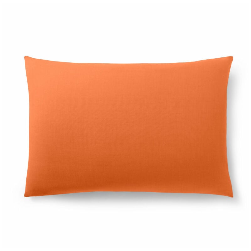 Taie d'oreiller Orange 50 x 70 cm/ 100% Coton / 57 fils/cm²