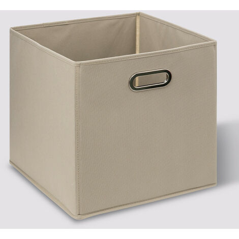 Boite de rangement 31 x 31 x 31 cm Atmosphera - Lin - 2 boites de rangement