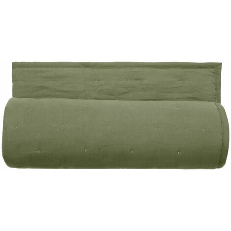 Couvre lit matelassé microfibre lavée "Céleste" toutes dimensions Vent du sud - Céleste Sauge - 180 x 240 cm pour lit 1 place