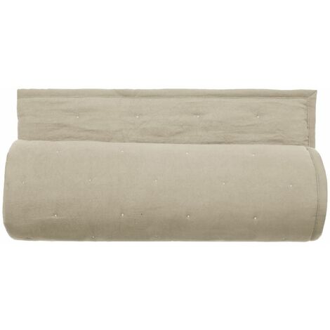 Couvre lit matelassé microfibre lavée "Céleste" toutes dimensions Vent du sud - Céleste Naturel - 180 x 240 cm pour lit 1 place