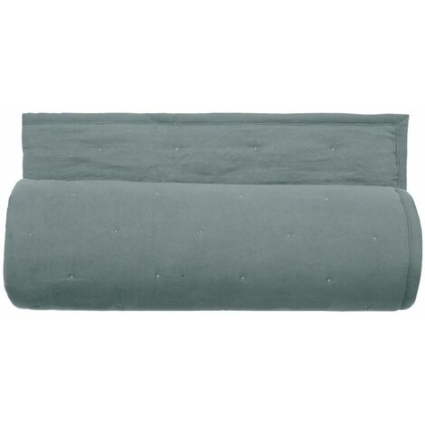 Couvre lit matelassé microfibre lavée "Céleste" toutes dimensions Vent du sud - Céleste Lichen - 180 x 240 cm pour lit 1 place