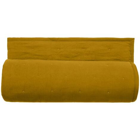 Couvre lit matelassé microfibre lavée "Céleste" toutes dimensions Vent du sud - Céleste Gold - 240 x 260 cm pour lit "King Size"