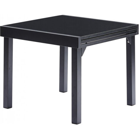 Table de jardin Modulo T 4 / 8 Full Verre Noir Wilsa Garden (1/5)