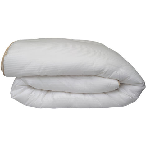 Couette "Fjord Grand Hotel" Chaude Satin de coton rayé Lestra - Taille de couette: 220 x 240 cm pour lit 2 places