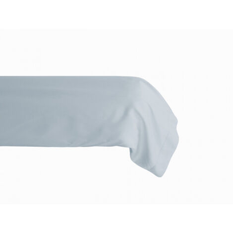 Taie de traversin percale pur coton peigné longues fibres 80 fils/cm² Vent du sud - Glacier - 43 x 195 cm