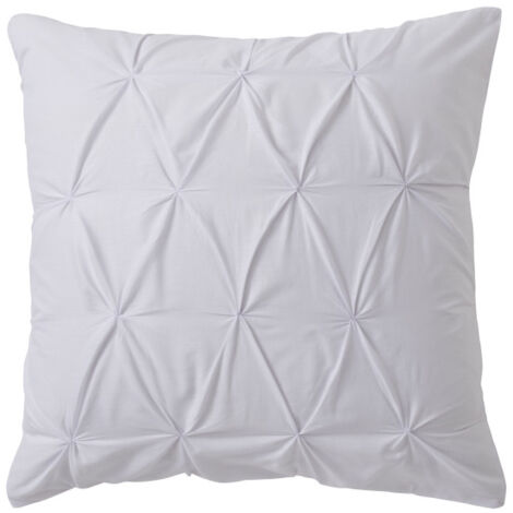 Parure de couette "Héloïse" - 100% Coton / 57 Fils/cm² - Toutes dimensions - Parure de couette 240 x 220 cm + 2 Taies d'oreiller 63 x 63 cm - Blanc - (1/2)