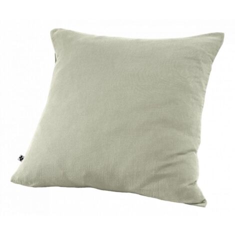 Taie d'oreiller "Gaïa" 60 x 60 cm & 50 x 70 cm "Gaze de Coton" - Couleur: Gaïa Vert d'Eau - Taille de taie d'oreiller: 60 x 60 cm