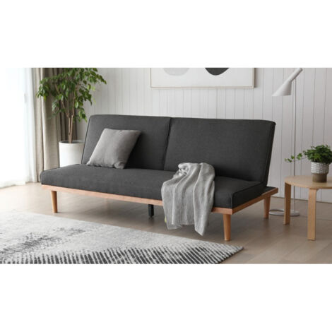 Canapé convertible "Ely" Gris (1/3)