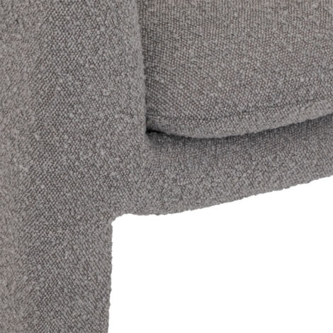 Fauteuil "Kunjo" Bouclette Gris Atmosphera -  - (1/3)