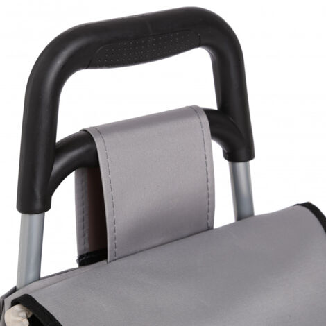 Atmosphera – Chariot de marché pliable 2 roues – Sac imperméable 30L – Structure en acier léger – Dimensions L. 35 x P. 28,5 x H. 91,5 cm