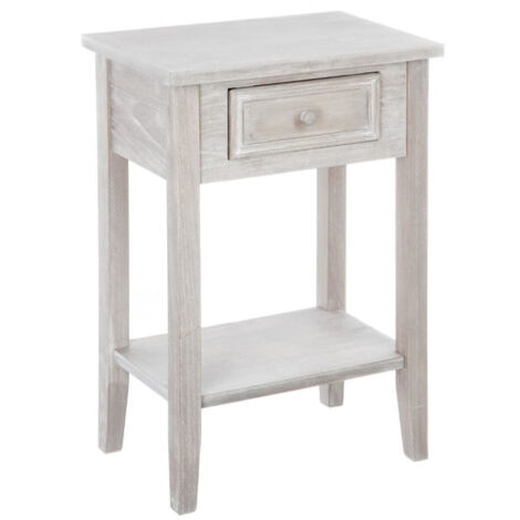 Lot de 2 tables de chevet 1 tiroir "Charme" Atmosphera - - (1/2)
