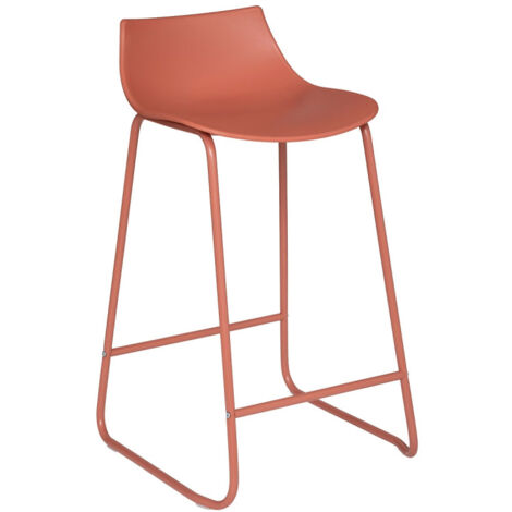 Lot de 2 tabourets bar Design "Otac" Atmosphera - Terracotta - Terracotta - (1/3)