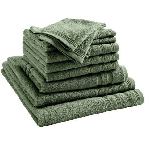 Pack complet 10 pièces "Spa" salle de bain / 400 gr/m² - "Spa" Romarin