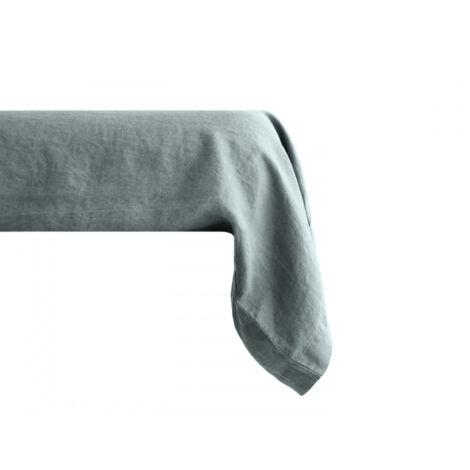 Taie de traversin Palace pur coton teint lavé, 63 fils/cm² Vent du sud - Palace Lichen - 43 x 195 cm