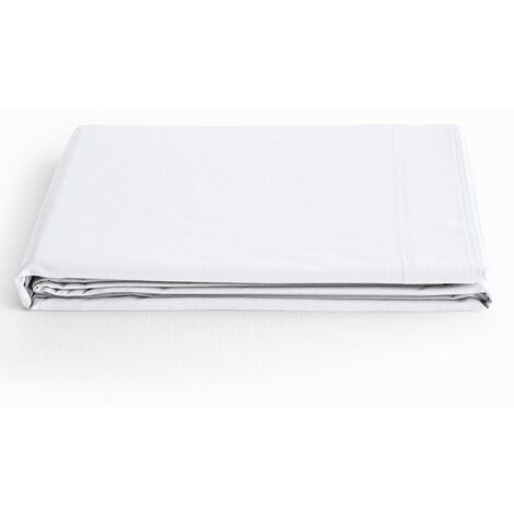 Drap plat "Prémium" pour lit 1 place & 2 places - Prémium Neige - 240 x 300 cm pour lit 2 places