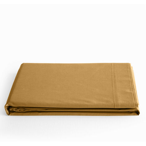 Drap plat "Prémium" pour lit 1 place & 2 places - Prémium Miel - 180 x 290 cm pour lit 1 place