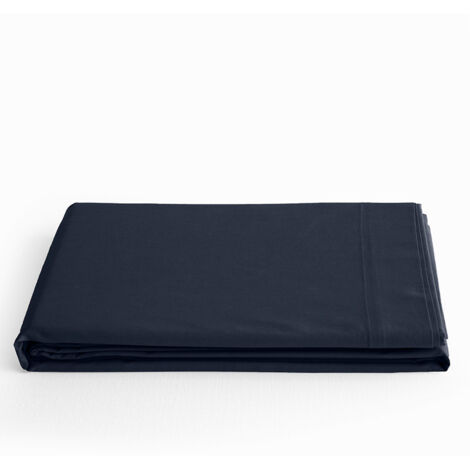 Drap plat "Prémium" pour lit 1 place & 2 places - Prémium Bleu Nuit - 240 x 300 cm pour lit 2 places