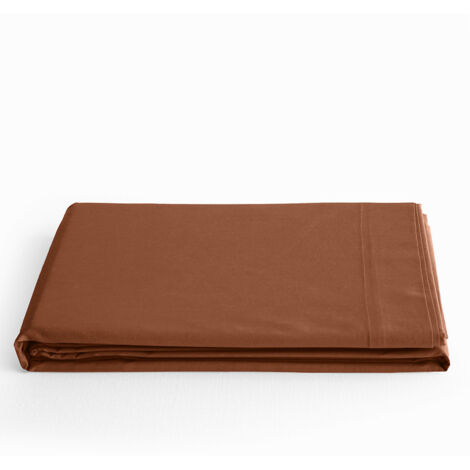 Drap plat "Prémium" pour lit 1 place & 2 places - Prémium Paprika - 180 x 290 cm pour lit 1 place
