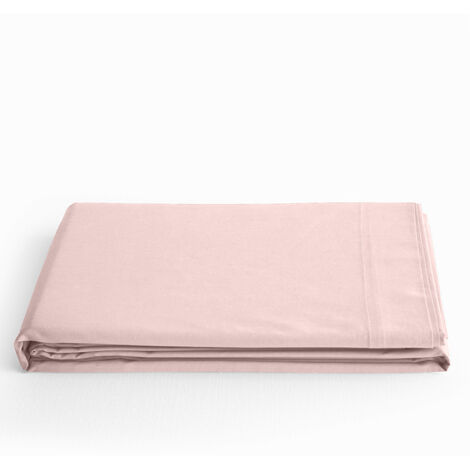 Drap plat "Prémium" pour lit 1 place & 2 places - Prémium Rose Dragée - 240 x 300 cm pour lit 2 places