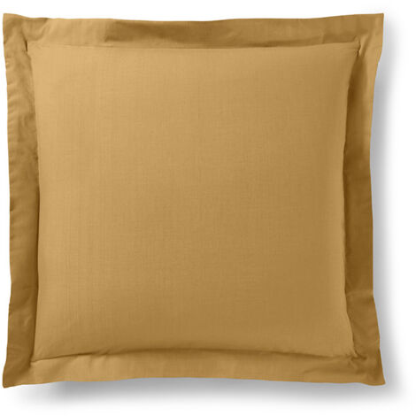 Taie d'oreiller "Prémium" toutes dimensions - Prémium Miel - 63 x 63 cm volant plat piqué - Prémium Miel -