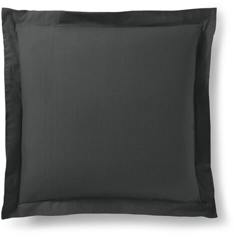 Taie d'oreiller "Prémium" toutes dimensions - Prémium Truffe - 63 x 63 cm volant plat piqué