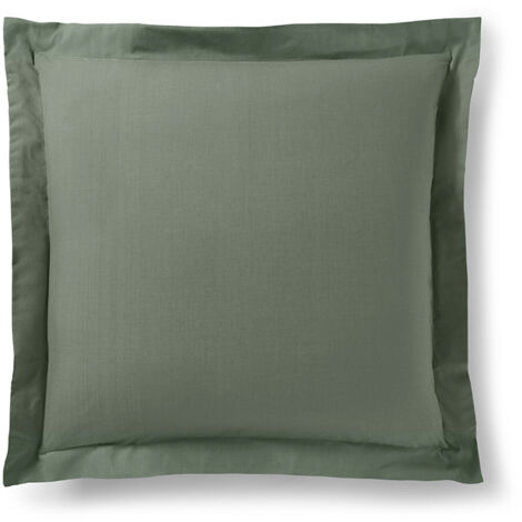Taie d'oreiller "Prémium" toutes dimensions - Prémium Romarin - 63 x 63 cm volant plat piqué - Prémium Romarin -