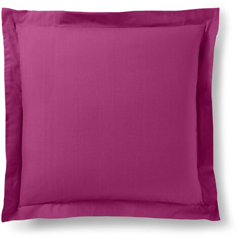 Taie d'oreiller "Prémium" toutes dimensions - Prémium Magenta - 63 x 63 cm volant plat piqué - Prémium Magenta -
