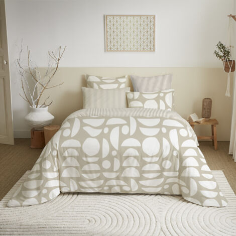 London Underground Tube Housse De Couette Et Taie D'Oreiller - Parure De Lit Simple Blanc - Carte Métro Londres
