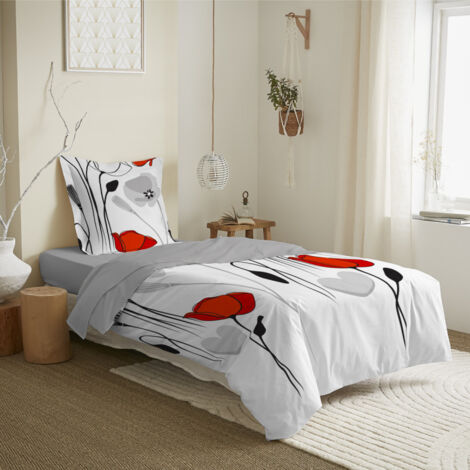 Parure De Draps 3 Pièces Degrees Home - 90x190 Cm - Microfibre Douce, Poche 25 Cm - Blanc Et 6 Autres Couleurs