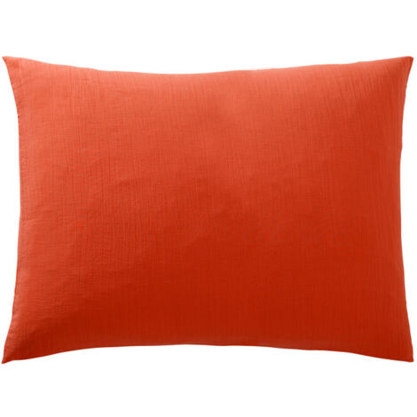 Taie d'oreiller "Noah" 50 x 70 cm "Gaze de Coton" - Noah Terracotta - Noah Terracotta - (1/4)