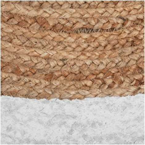 Tapis rond jute ajouré diamètre 120 cm Atmosphera