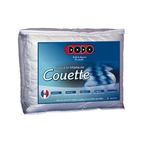Couette légère 100% Polyester Fibre recyclée CIRCUL'AIR® Dodo Taille de couette  140 x 200 cm pour lit 1 place