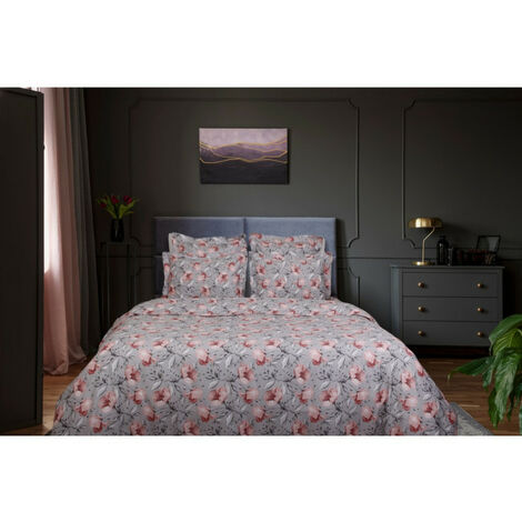 Cache sommier Gris 140x200 HOME COLLECTION 155016