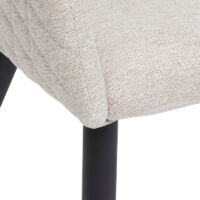 Atmosphera – Fauteuil relax en velours 56x56x76 cm – Structure en fer – Assise mousse PU 25kg/m3 – Pour intérieur contemporain