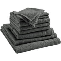 Pack complet 10 pièces "Spa" salle de bain / 400 gr/m² - "Spa" Ardoise - "Spa" Ardoise -