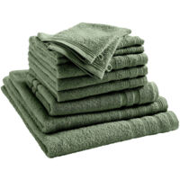 Pack complet 10 pièces "Spa" salle de bain / 400 gr/m² - "Spa" Romarin - "Spa" Romarin -