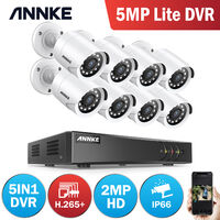 Annke Kit caméra de surveillance filaire 4CH 5MP DVR enregistreur
