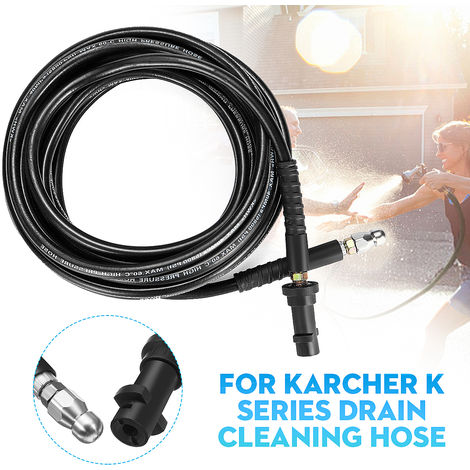 Drenaje de limpieza Manguera 10m Boquilla 040 Para Karcher "K" Bosch Lavor black&decker 
