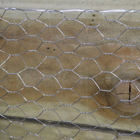 3 Pack of 10m Galvanised Metal Chicken Garden Wire Netting / Fencing (1/5)