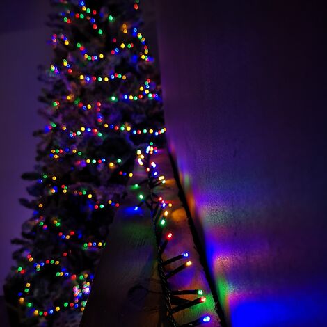 125m Treebrights Christmas Lights with 5000 LEDs in Multi-Coloured with Timer (1/5)