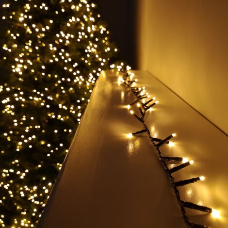 125m Treebrights Christmas Lights with 5000 LEDs in Vintage Gold with Timer (1/5)