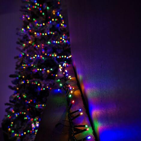 6m Treebrights Christmas Lights with 240 LEDs in Multi-Coloured with Timer (1/5)