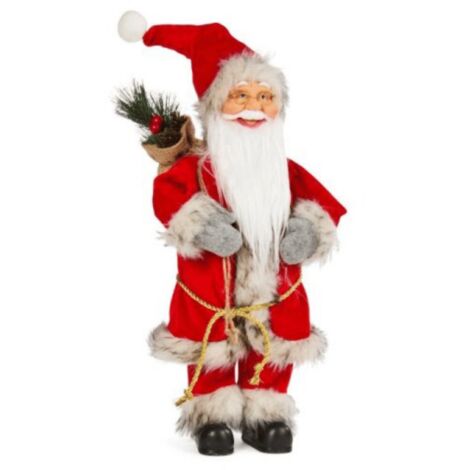 52cm Large Traditional Santa Claus Figure Christmas Decoration