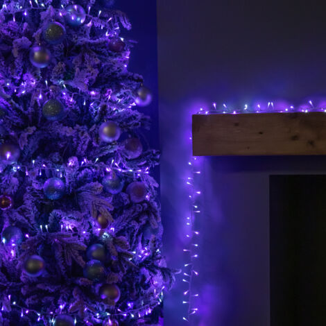 18.7m 750 LED TreeBrights Christmas String Lights on Clear Cable with ...