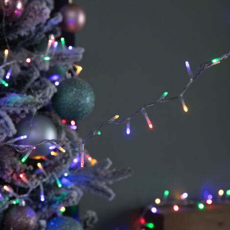 18.7m 750 LED TreeBrights Christmas String Lights on Clear Cable with ...