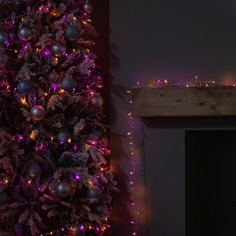 18.7m 750 LED TreeBrights Christmas String Lights with Timer in Rainbow ...